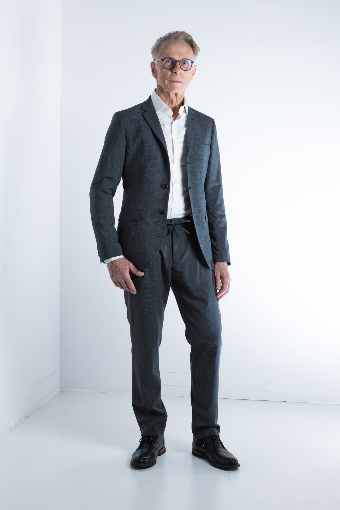 Wilde wool check trouser
