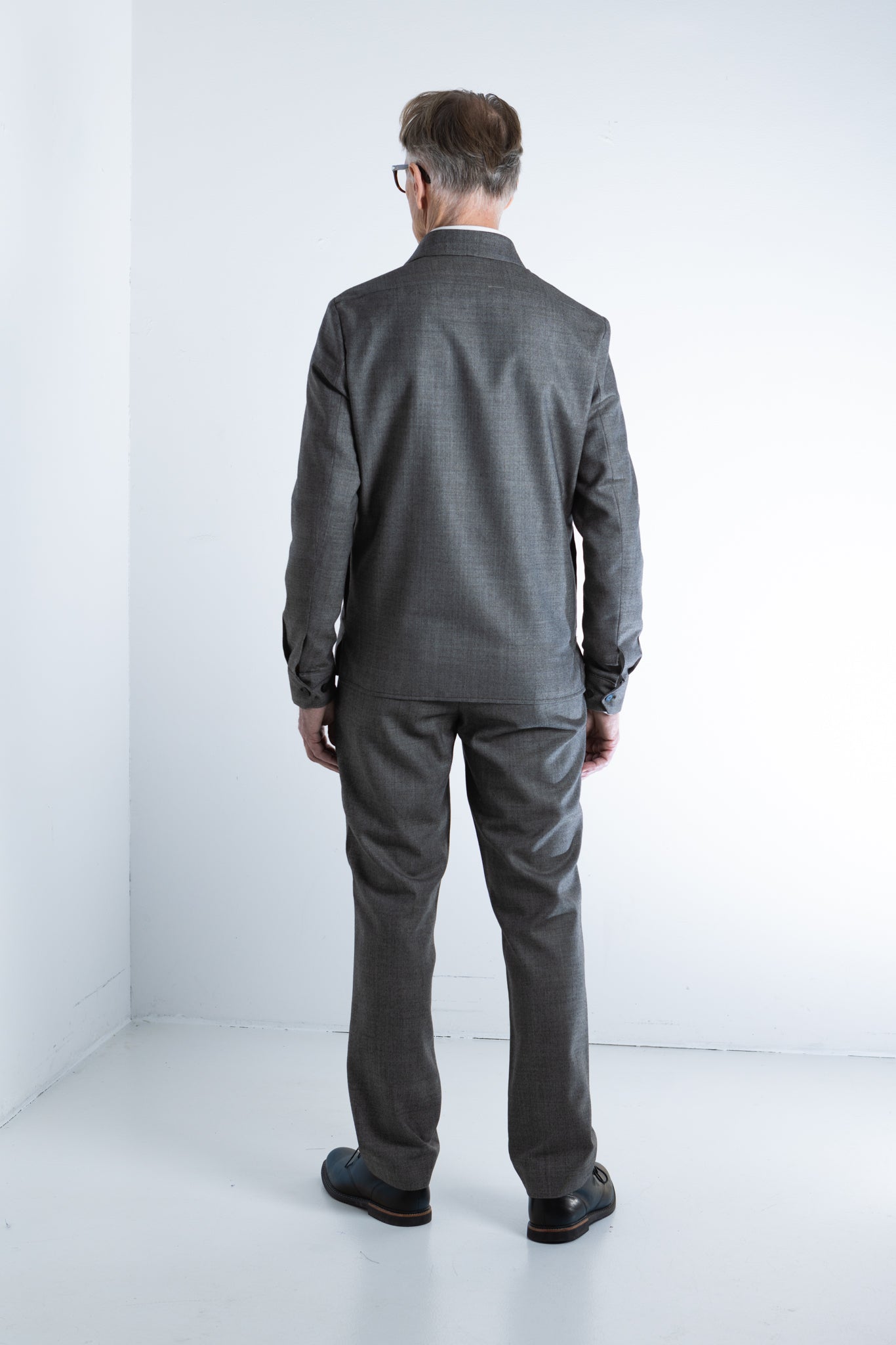 Maine wool structure trouser