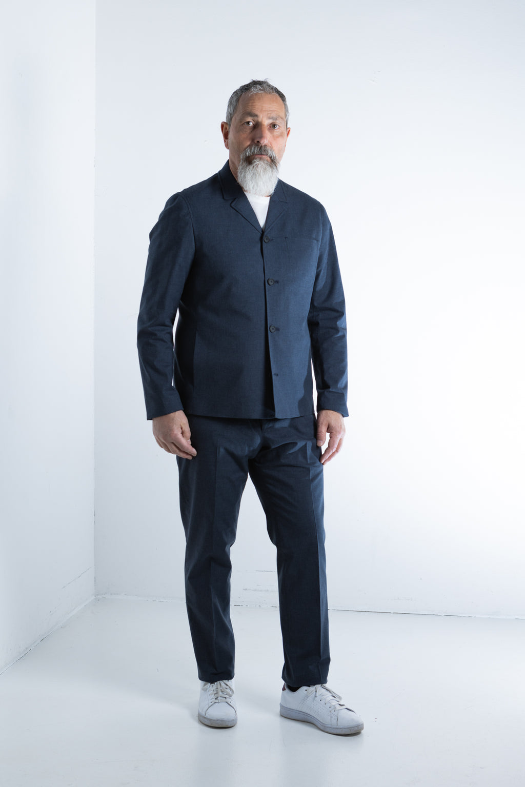 Steele cotton stretch plain jacket