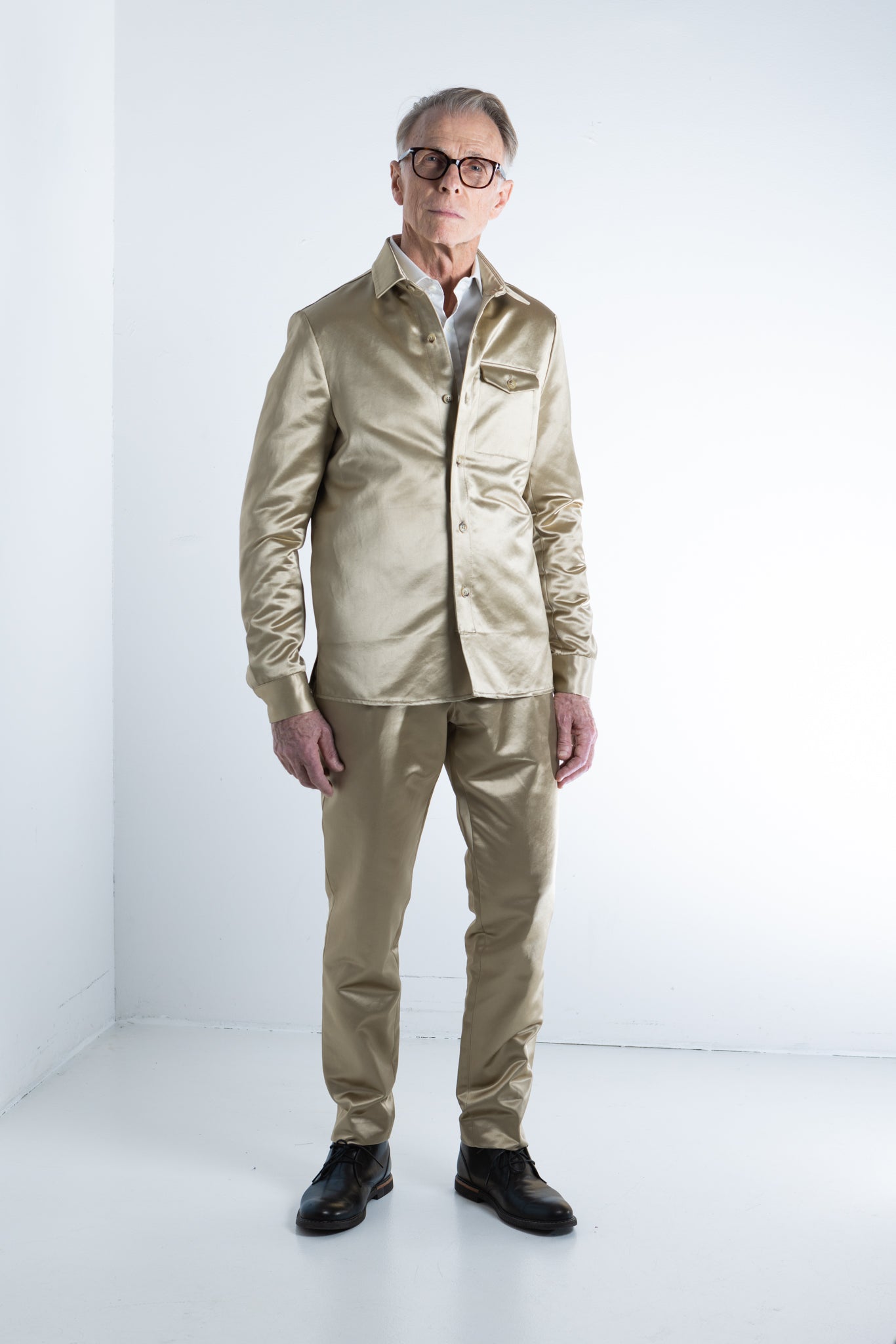 Bodie cotton viscose overshirt