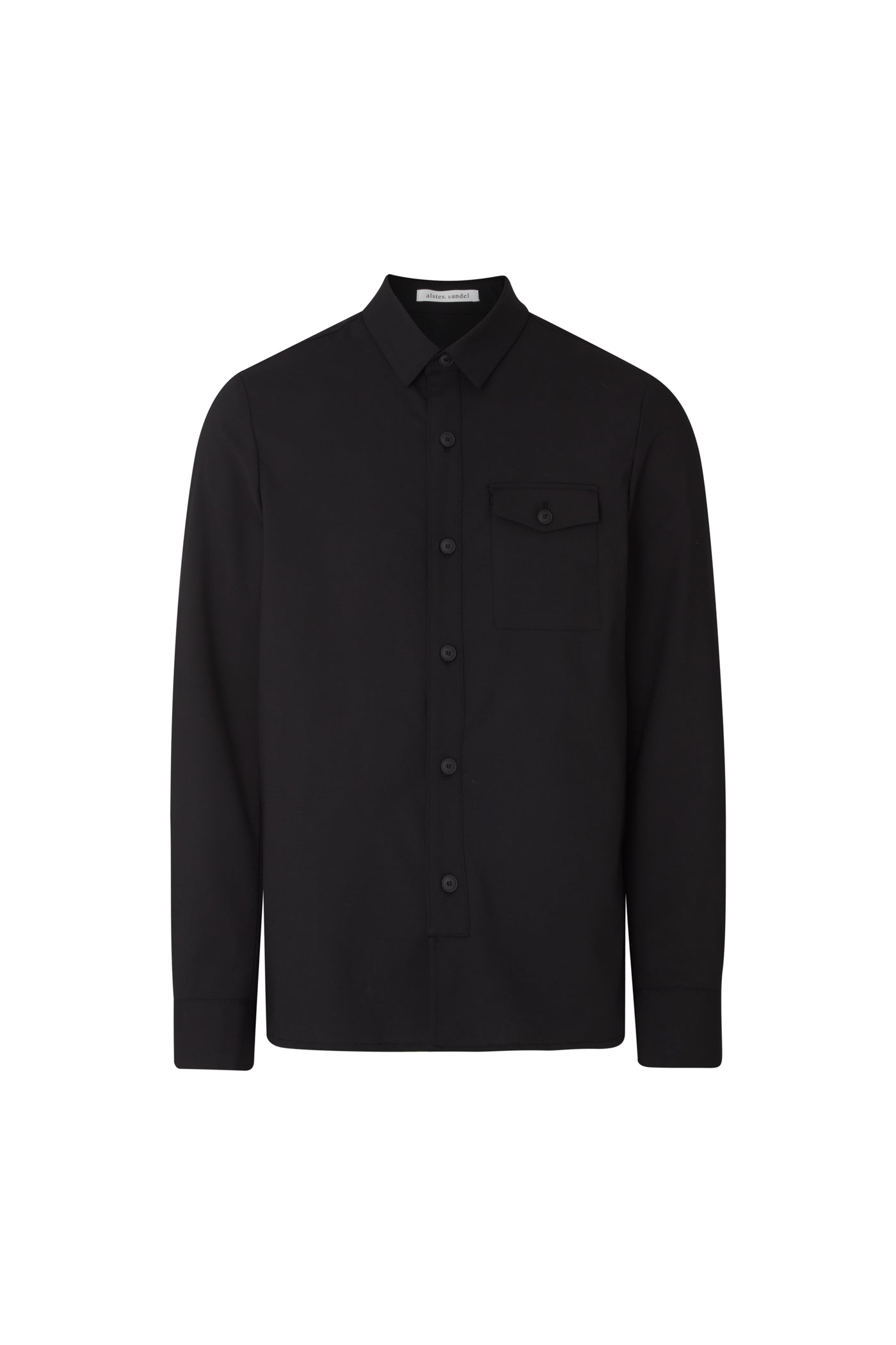 Bodie wool stretch overshirt