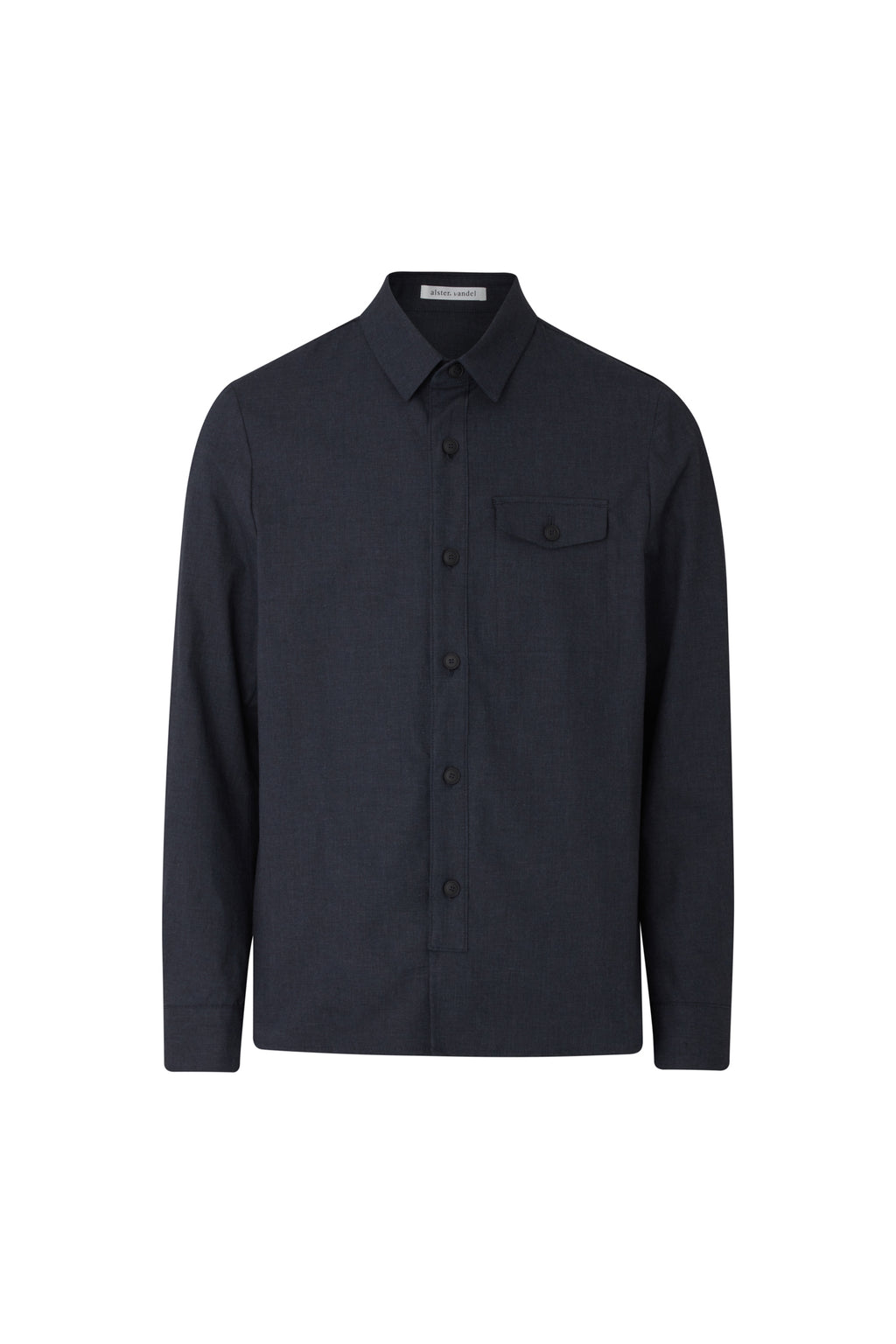 Bodie cotton stretch plain overshirt