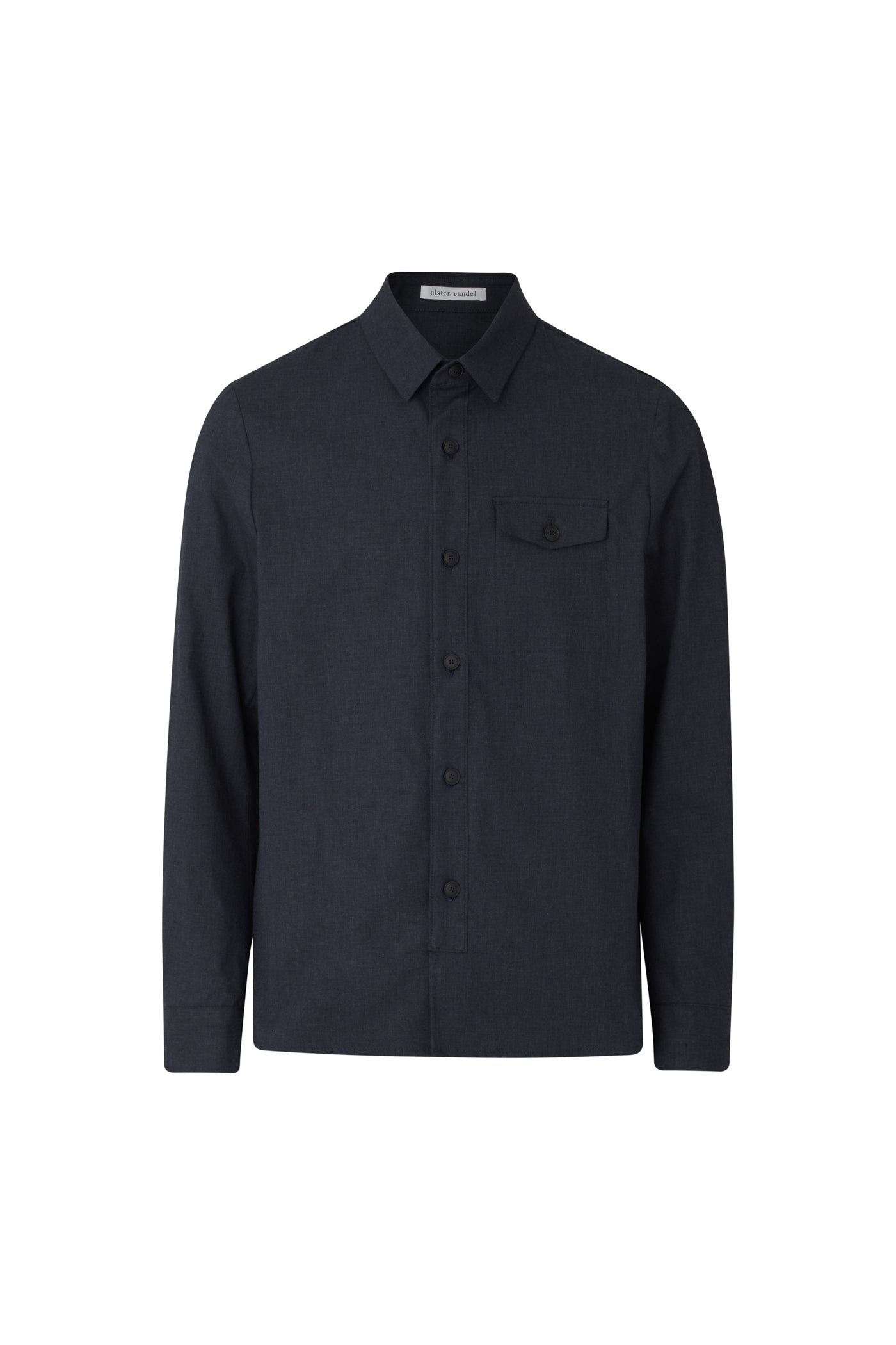 Bodie cotton stretch plain overshirt