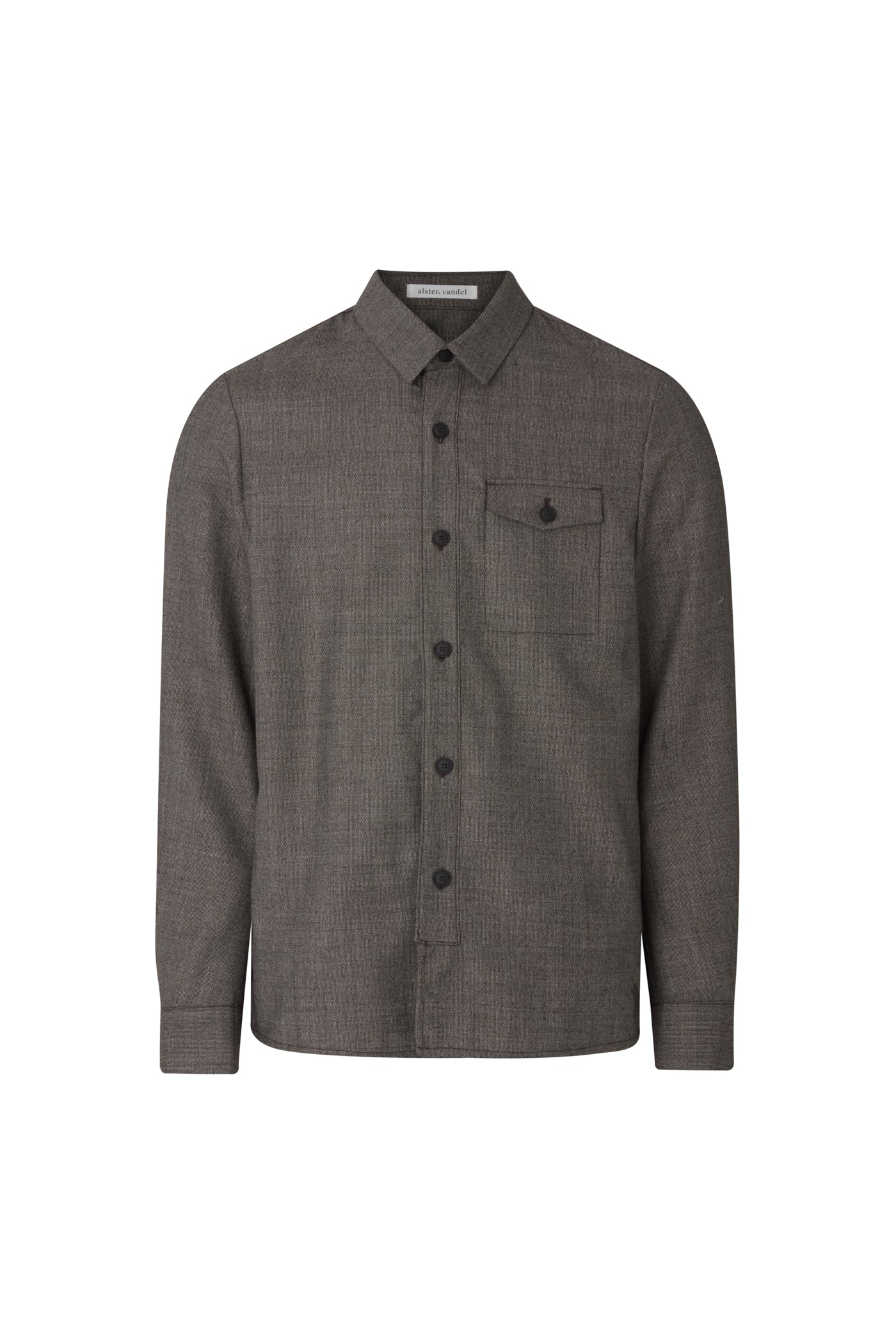 Bodie wool structure overshirt