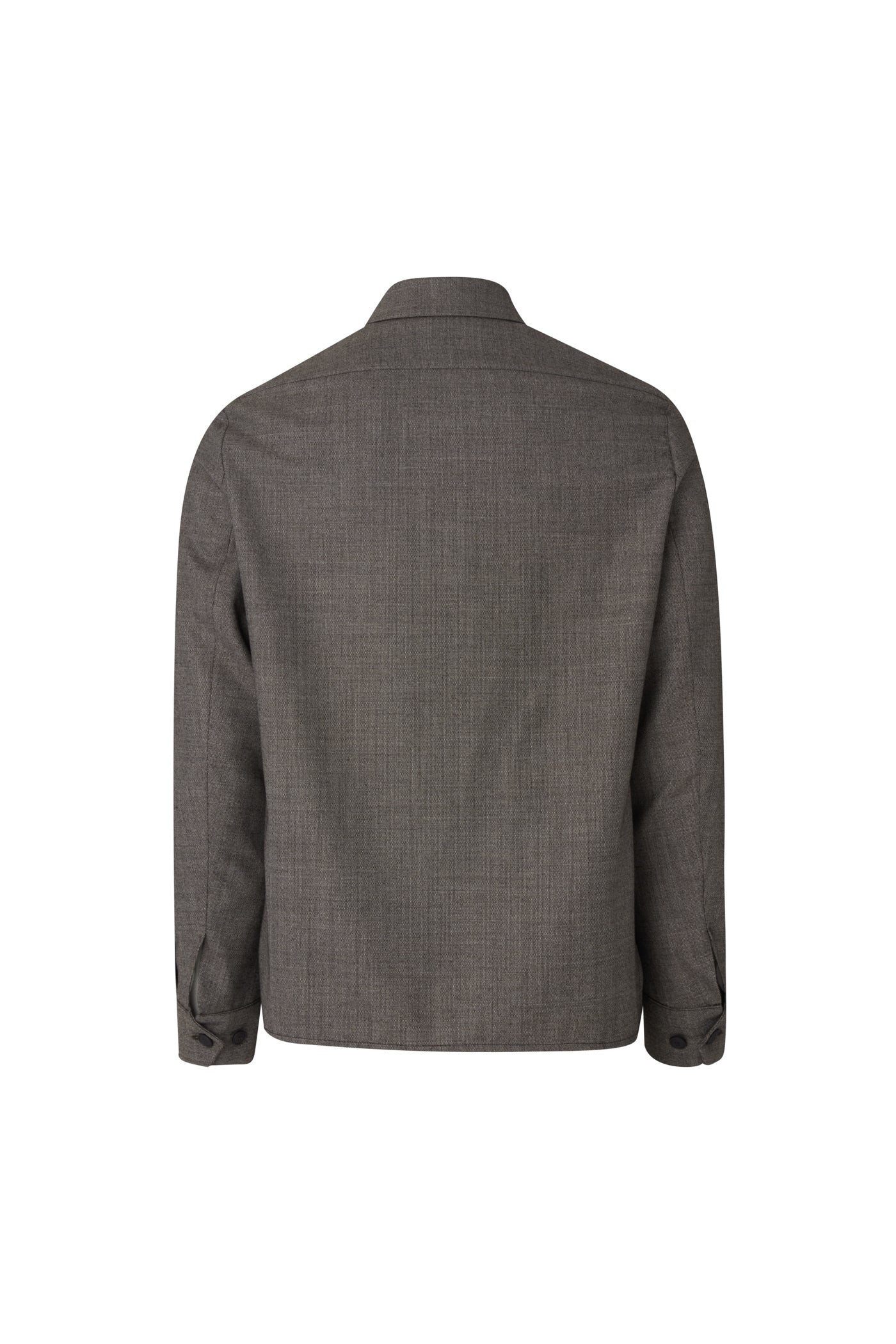 Bodie wool structure overshirt