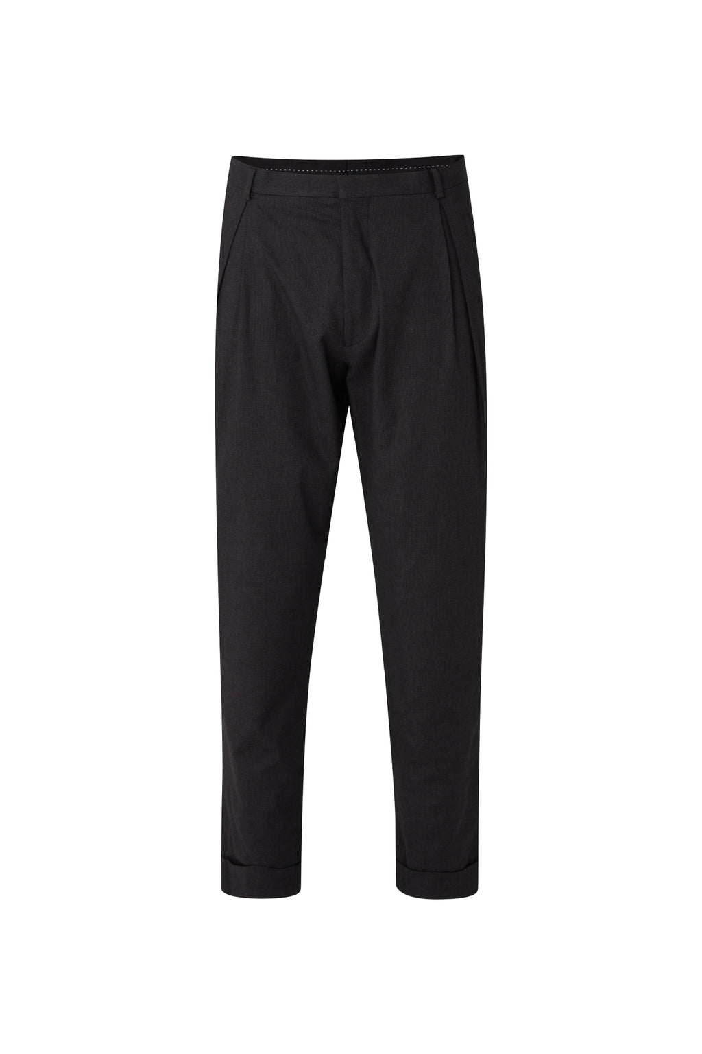 Peace cotton stretch structure trouser