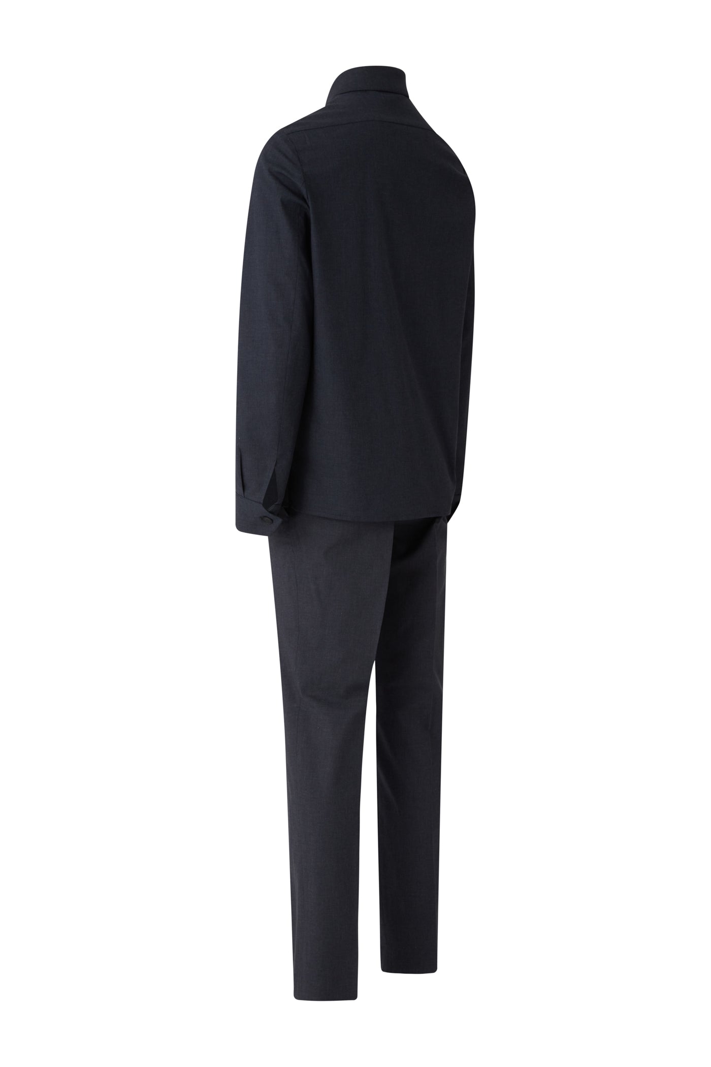 Bodie cotton stretch plain overshirt
