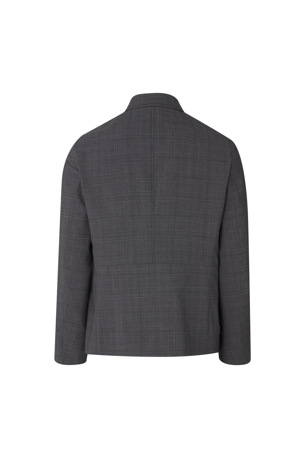 Stone wool check jacket