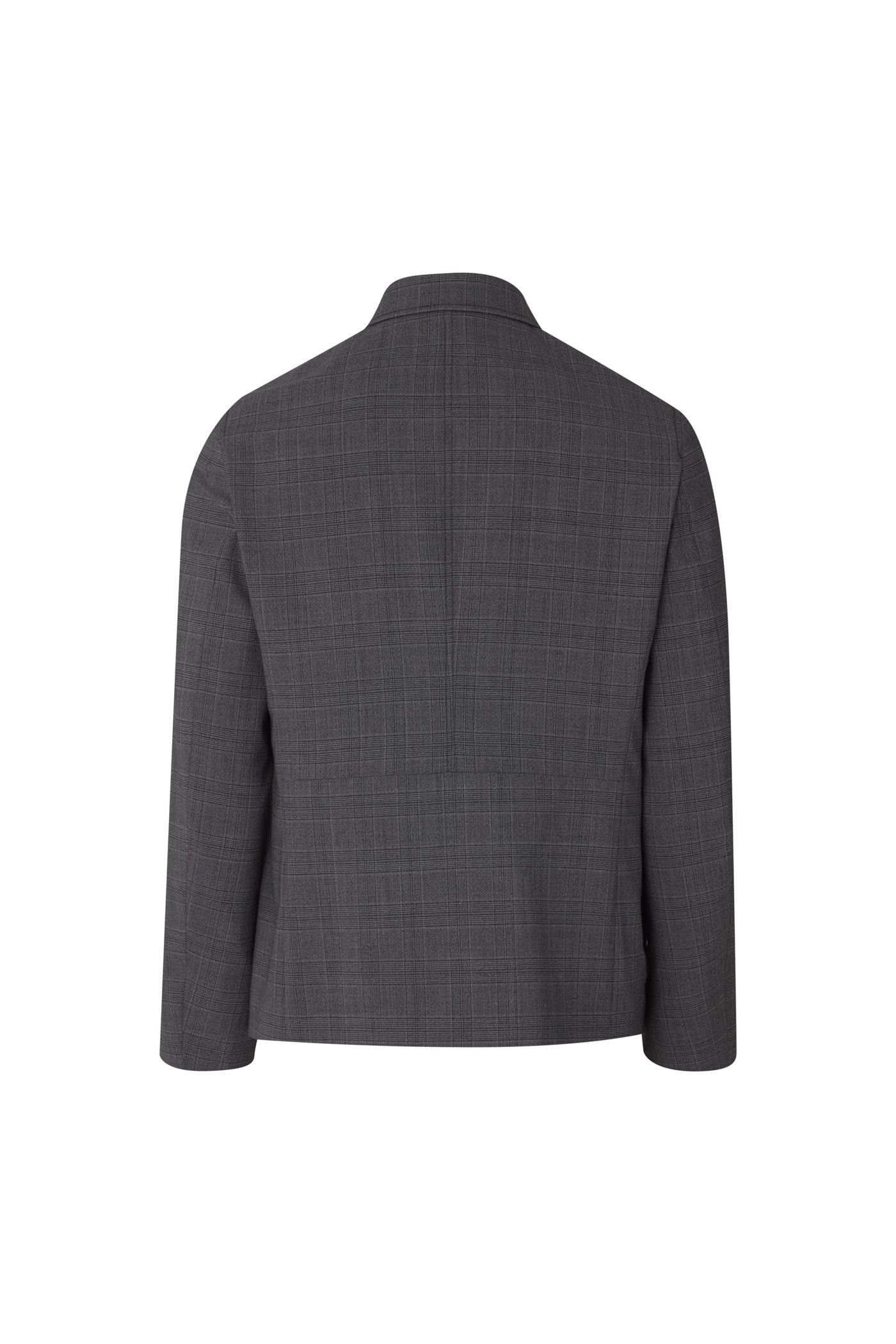 Stone wool check jacket