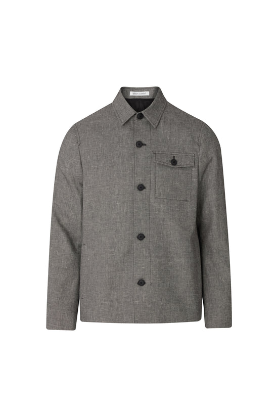 Stone cotton linen jacket