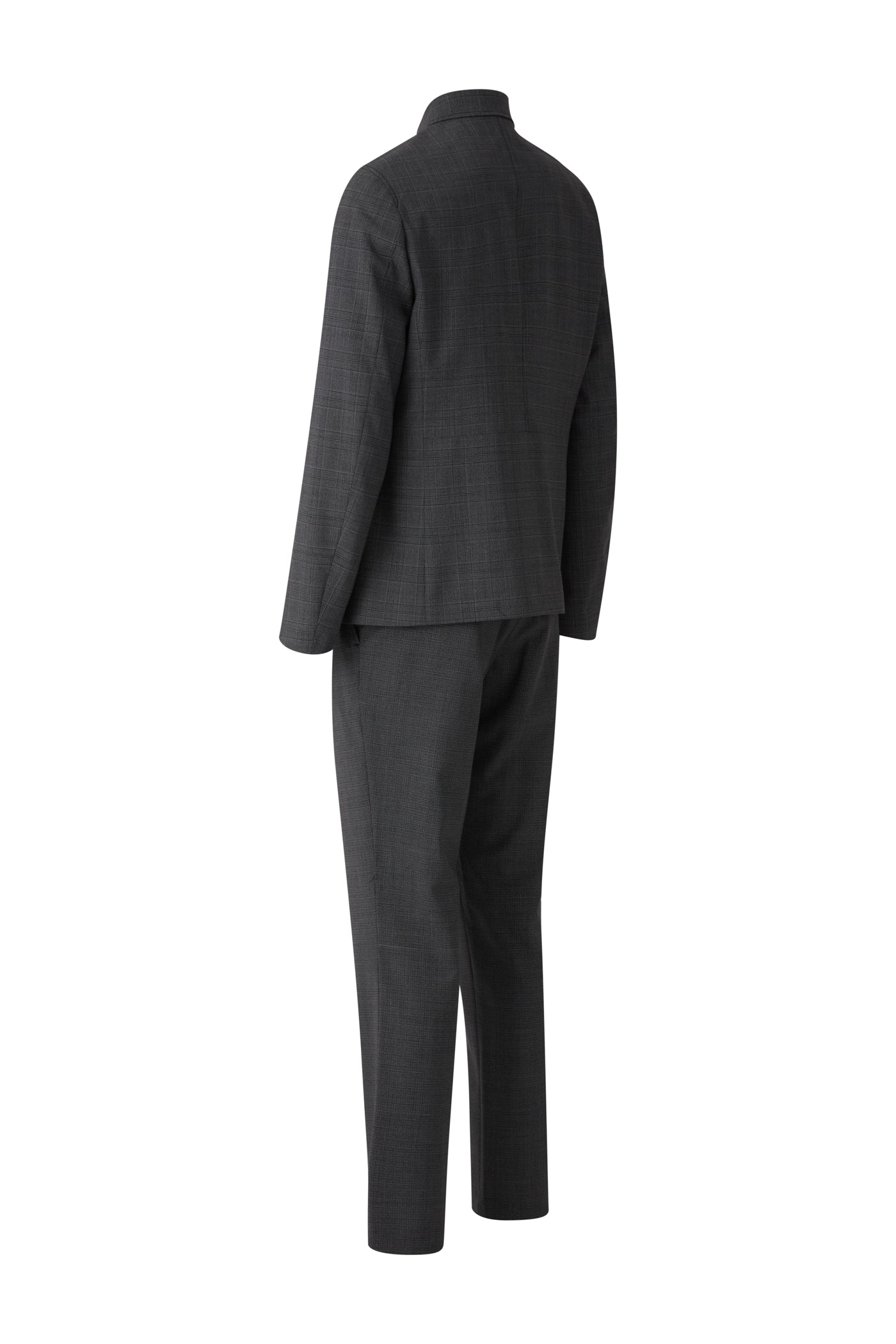 Stone wool check jacket